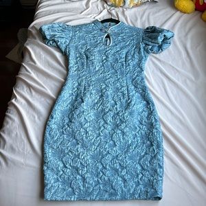 NWOT Modern puff sleeve cheongsam qipao Chinese dress Lunar New Year